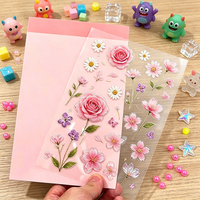 Autocollant décoratif 3D gonflé DIY de haute qualité, coloré et mignon, pour meubles, canapé, chaise, lampe, armoire, agenda et scrapbook