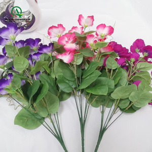 Fleurs d'<span class=keywords><strong>hibiscus</strong></span> artificielles plante bouquet <span class=keywords><strong>de</strong></span> soie verdure tropicale pour porte d'entrée porche patio balcon <span class=keywords><strong>jardin</strong></span> décor <span class=keywords><strong>de</strong></span> fête <span class=keywords><strong>de</strong></span> mariage - Product Image 5