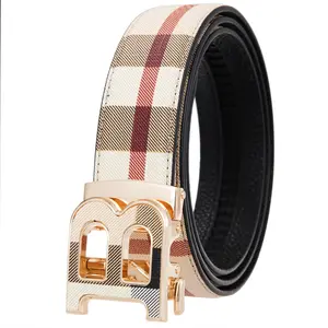Sent Inquiry Get Catalogue Designer Belts Collection Classic Plaid Stripes Luxury Belt Famous Brand Automatic Buckle Men Belts