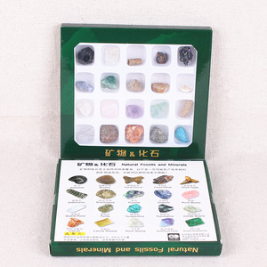 Juego de cristales curativos <span class=keywords><strong>para</strong></span> <span class=keywords><strong>principiantes</strong></span>, colección de espécimen de meditación, 20 piezas naturales, amor, piedras preciosas, arte popular, 5 cajas, joyería JSY - Product Image 4