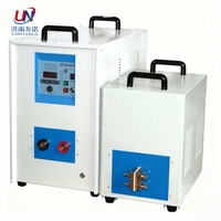 Four de traitement thermique à induction à moyenne fréquence 25KW, contrôlé par PLC, pour applications acier, avec moteur à commande automatique