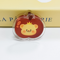 Mini-papier peint personnalisé en acrylique pour étudiants, motif mignon, logo holographique, pince à papier anime mignonne