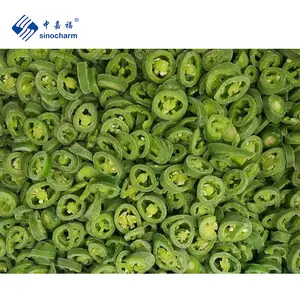 Sinocharm Wholesale Price IQF Jalapeno Slice Packaging Frozen Jalapeno Pepper with BRC-A Approved