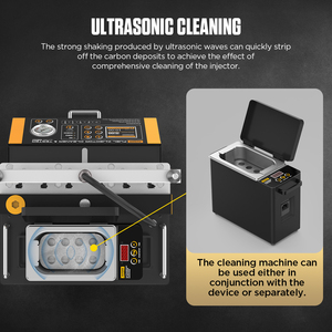 FN606 Kit di Pulizia e Simulazione Iniettori <span class=keywords><strong>GDI</strong></span> a 6 Cilindri con Tester Digitale per Ugelli - Product Image 4