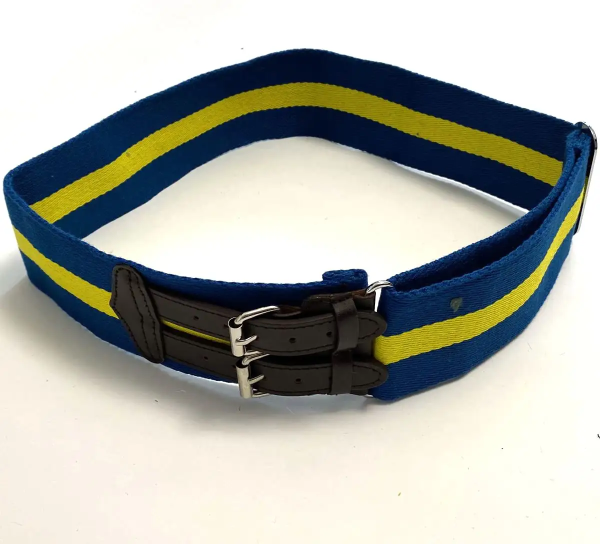 Good Quality 64mm Stable Webbing Belt Blue Yellow Blue Color For UK Market
