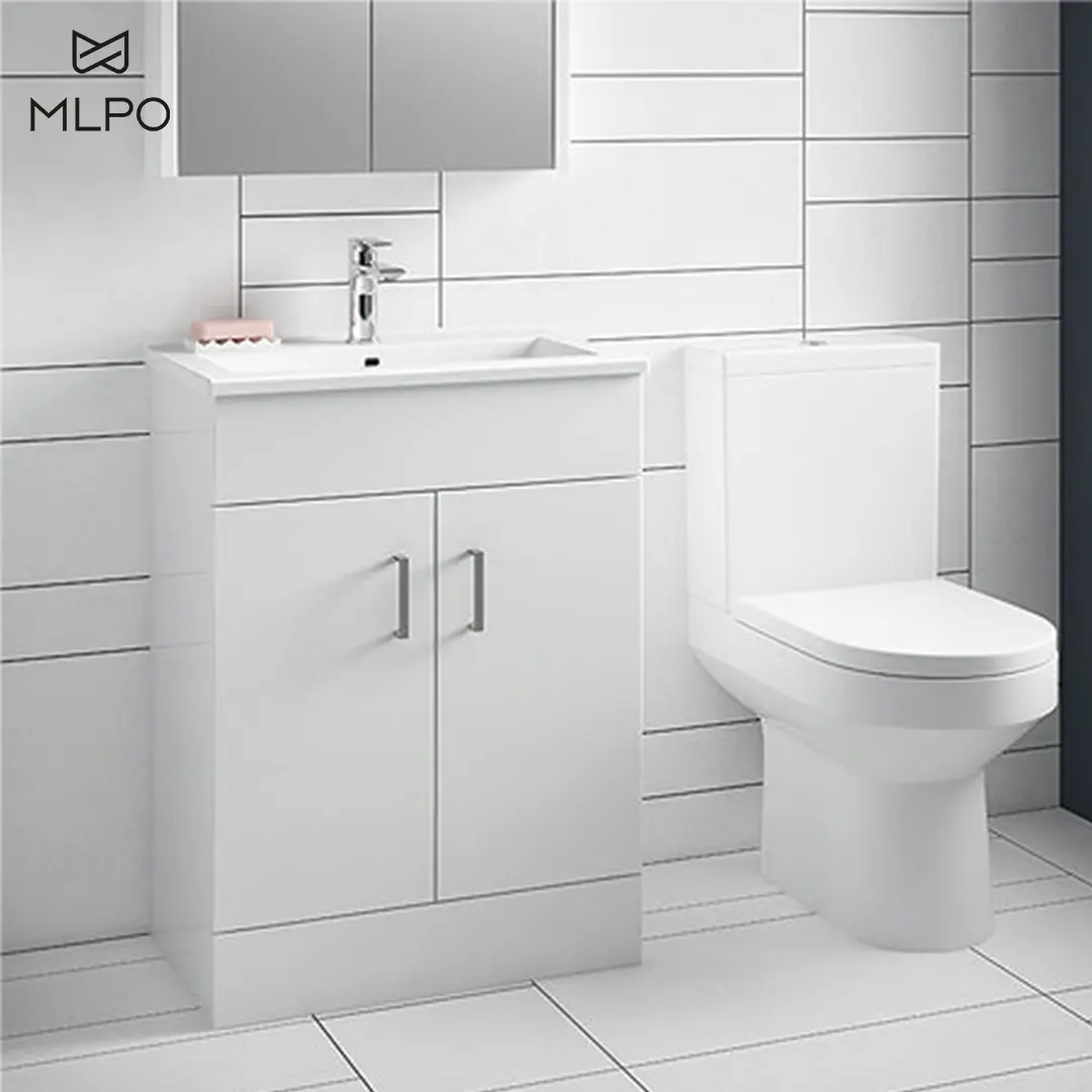 Tocador de baño moderno de 60cm con lavabo, juego de lavabo, lavabo