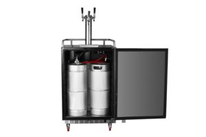 중국 공장 실내 맥주 Kegerator 스테인레스 스틸 생맥주 디스펜서 3 탭 홈 바 Kegerator - Product Image 2