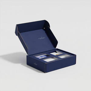 Scatole Postali in Cartone Ondulato 100% Riciclabile con Logo Personalizzato Nero Opaco Misure Piccole e Grandi <span class=keywords><strong>per</strong></span> Spedizioni e Imballaggi Regalo - Product Image 3