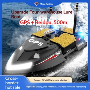 Nuevo Bote Cebador a Control Remoto V802Pro 2025 con GPS, Posicionamiento Preciso, Alcance de 500m, 4 Compartimentos, 3kg de Cebo, Batería Integrada, ABS Negro - Product Image 2