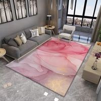 Tapis en polyester moderne abstrait 3D personnalisé fabriqué à la machine en usine chinoise en gros caractères pour un usage domestique pour la prière de tapis de sol de salon