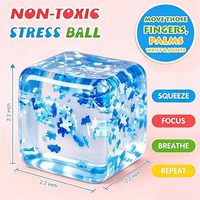 Balles anti-stress en forme de flocon de neige, jouets sensoriels pour enfants et adultes à partir de 2 ans, cadeaux pour les fêtes scolaires