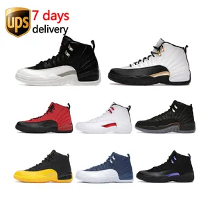 -Zapatillas Nike Air Jordan 12 para hombre, originales, venta al por mayor