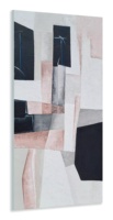 Peinture à l'huile abstraite géométrique moderne avec texture en relief, art mural décoratif pour salon, hôtel, décoration intérieure