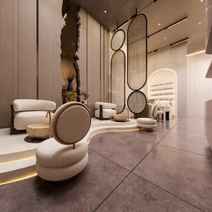 One-Stop Hair Salon Interior Design Custom Professional Barber Furniture Set Design-to-Production - Product Image 1