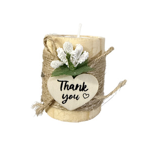 Bougeoirs et supports en bois artisanaux Pièces en bois décoratives pour la maison Bougies fantaisie pour la maison - Product Image 4