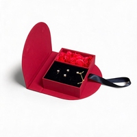 Boîte à bijoux et à lunettes écologiques faite à la main avec fermeture magnétique, poignée incurvée, réutilisable et portable, design haut de gamme