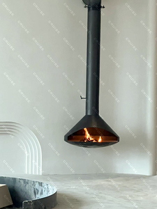 Cheminée à <span class=keywords><strong>gaz</strong></span> à <span class=keywords><strong>foyer</strong></span> <span class=keywords><strong>ouvert</strong></span> décorative en bois, réglable à 360 degrés, fabrication sur mesure, vente en gros d'usine - Product Image 6