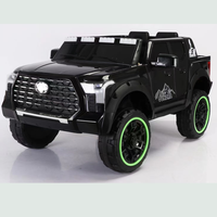 Voiture électrique pour enfants à double cabine et double transmission, quatre roues, avec deux modes : conduite autonome pour enfants et télécommande parentale