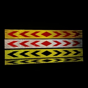 Băng Phản Quang Đêm An Toàn Vật Liệu Phản Chiếu Vinyl Băng Đen Xe Tải Mũi Tên Dính Sticker Cho Xe Phát Sáng Trong Bóng Tối - Product Image 3