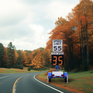 الصمام وامض كاشف العرض الشمسية للمشاة إشارات سرعة الرادار المرور - Product Image 4