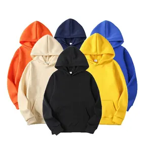 High Quality Casual Hooded Mans Hoodie Essential Letter Logo Double Line Chest Style Sweater Men Loose Hoodies