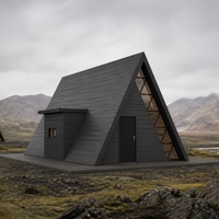 Maison Modulaire Moderne S500 en A-Frame pour Hébergement Commercial, Jardin et Confluence de Rivières – Système d'Approvisionnement Direct Usine pour Investisseurs