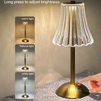 Lámpara De Seta Lámpara de mesa LED con punta de moda con diseño recargable para decoración de restaurante interior al aire libre Lámpara de mesa