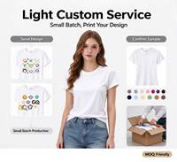 T-shirt en coton personnalisé pour femme, 180 g/m², col rond, manches courtes, 10 pièces, votre propre design, commande en gros pour les grossistes