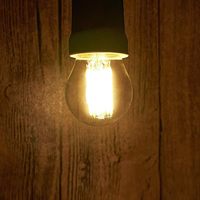 Ampoule LED à filament Edison vintage décorative en verre transparent blanc chaud 220V E27/E14 G45 pour lustre suspendu résidentiel