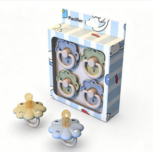Nouveautés Jouets à mâcher pour bébés sans BPA, sucettes apaisantes pour nouveau-nés, sucettes en silicone souple pour bébés, ensemble de sucettes pour la dentition - Product Image 1