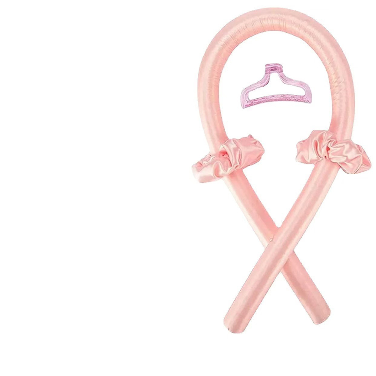 Ensemble de fer à friser 4 pièces rose champagne