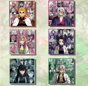 Aimant de réfrigérateur Anime Japonais Tanjiro <span class=keywords><strong>Nezuko</strong></span> Giyu, cadre photo 3D en briques, objet de collection, décoration de chambre mignonne, cadeau pour jeu de table - Product Image 6
