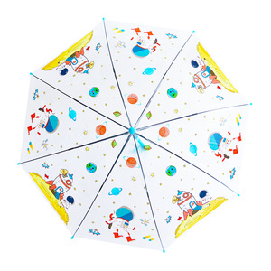 Paraguas transparente automático para niños de 19 pulgadas al por mayor de fábrica con costillas de 8K y mango de EVA con diseño de dibujos animados - Product Image 5
