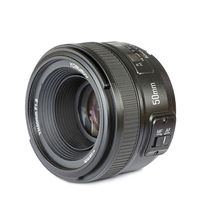 Objectif Yongnuo YN50mm F1.8 AF MF – Objectif Auto Focus YN 50mm pour Appareil Photo Reflex Numérique Nikon D800 D300 D700 D3200 D3300 D5100 D5200 D5300