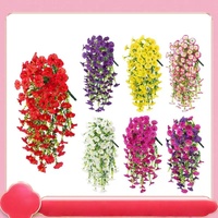 Fleurs artificielles de glycine suspendues pour décoration murale, arche et plafond – Vente en gros