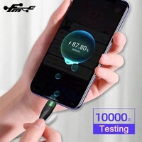 Kabel pengisi daya USB C nilon kepang 1M standar Shenzhen Set pengisi daya mikro TPE USB logam pengisian cepat iPhone 15 PD 100W