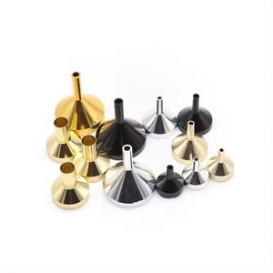 Custom Wholesale Stainless Steel Mini Small <b>Funnels</b> Black Silver Golden Aluminum Metal Alloy <b>Funnel</b> <b>Kitchen</b> Gadgets Accessories - Product Image 6