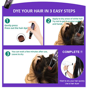 ผลิตภัณฑ์ดูแลเส้นผมแท่งคลุมผมสีเทาแท่งคลุม<span class=keywords><strong>ผม</strong></span>และเงางามกันน้ำกันเหงื่อ<span class=keywords><strong>สี</strong></span>เทา - Product Image 5