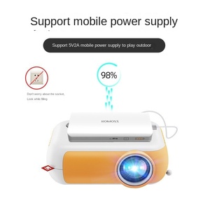 <span class=keywords><strong>Proyector</strong></span> TRANSJEE A10 Edición Internacional, Cine en Casa Portátil 480P, Pequeño, para Dormitorio de Estudiantes, SWI - Product Image 2