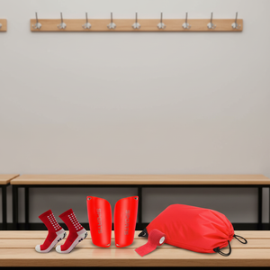 <span class=keywords><strong>Ensemble</strong></span> de football 5 pièces (tailles jeunes, adultes, enfants) pour <span class=keywords><strong>SHEIN</strong></span>, best-seller, chaussettes de football écologiques + manchons de jambe + protège-tibias - Product Image 1