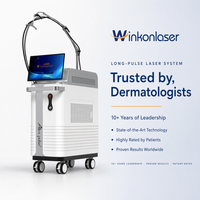 Appareil d'épilation laser à refroidissement Alexandrite Yag DCD 755nm 1064nm, laser à impulsions longues pour l'élimination vasculaire et le rajeunissement de la peau