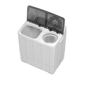 Mini <span class=keywords><strong>machine</strong></span> <span class=keywords><strong>à</strong></span> <span class=keywords><strong>laver</strong></span> semi-automatique <span class=keywords><strong>à</strong></span> double seau de <span class=keywords><strong>5kg</strong></span> personnalisée en gros pour le lavage et le séchage avec haute performance. - Product Image 4