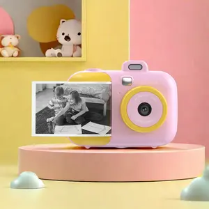 Profesyonel 1080p 2.4 inç çocuk oyuncağı resim selfie hediye kamera fotoğrafları anında baskı dijital kamera çocuk çocuk kamera için