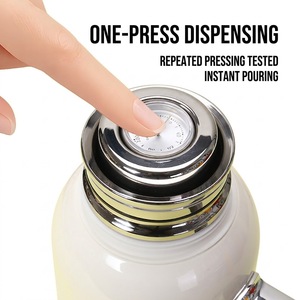 Bouteille <span class=keywords><strong>isotherme</strong></span> intelligente en acier inoxydable 316 avec affichage de la température, infuseur à thé électroplaqué haut de gamme, pot thermique pour fête, capacité 800 ml - Product Image 2