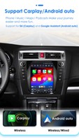 Radio Multimedia Android 9.7" dengan CarPlay Nirkabel dan Android Auto Terintegrasi untuk Subaru Outback 2015-2019, Upgrade Baru, Plug & Play