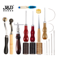 Ensemble d'outils de couture No.08 cuir, bricolage, accessoires d'aiguilles de couture, kit de bricolage cuir artisanal, pièce pour repas