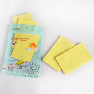 Multicolor Soft Pressed <b>Sponge</b> <b>Natural</b> Cotton Cellulose Wood Pulp Compressed <b>Sponge</b> Scouring Pads for Dish Washing in Kitchen - Product Image 6