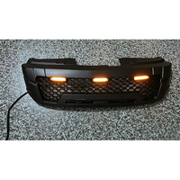 Grille en maille ABS noir mat avec éclairage LED, protection de pare-chocs avant pour D-MAX 2012-2015, accessoires extérieurs