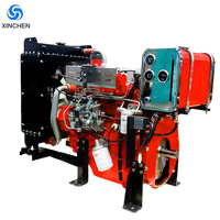 Mesin Diesel ZH490Q 45KW 61HP 3000RPM 4-Silinder Berpendingin Air Khusus untuk Set Pompa Air Pemadam Kebakaran