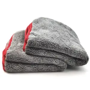 कस्टम अत्यधिक अवशोषित मजबूत मोटी माइक्रोफाइबर कपड़े कार देखभाल कपड़े नरम पेस्ट माइक्रोफाइबर कोरल फ्लेक्स तौलिया कार उपयोग